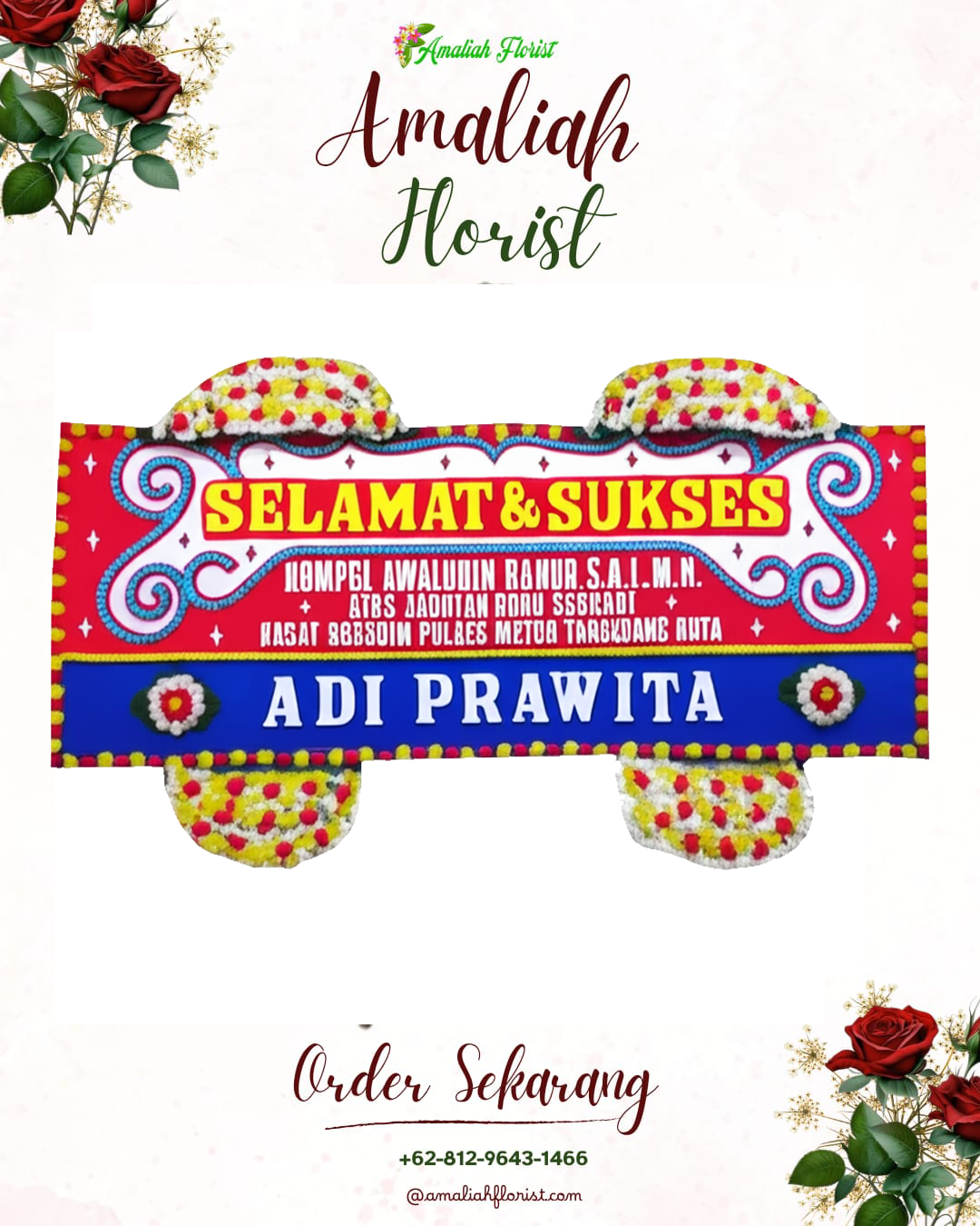 Papan Bunga Ucapan Selamat Bungus Teluk Kabung